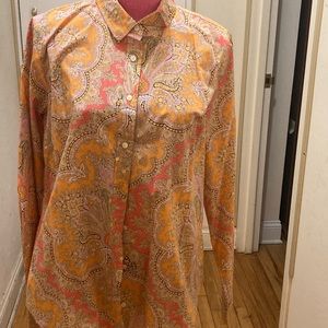 J.Crew Ladies cotton blouse, size 16. NWT